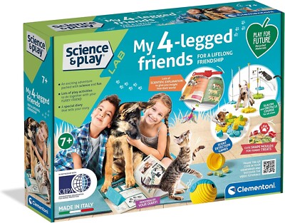 Haustier Labor Spielen Wissenschaft und Spielen Zukunft pädagogisches wissenschaftliches Spielzeug Clementoni 7+