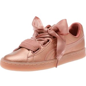 puma basket heart copper