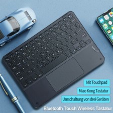 QWERTZ Bluetooth Touchpad Tastaturr Deutsch Q...