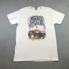 pierce the veil T Shirt Mens M white band tee emo