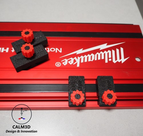 Milwaukee Compatible Guide Rail Limit Stops & Chock locks - Twin Set - INC P&P - Picture 5 of 16