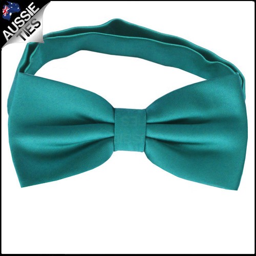 MENS BOW TIE Bowtie Pre-tied wedding tuxedo plain CHOOSE COLOUR 50 CHOICES!! - Picture 37 of 57