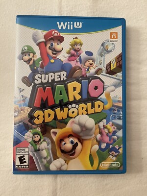 Super Mario 3D World (Nintendo Wii U, 2013) Excellent Condition COMPLETE