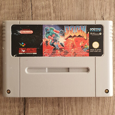Super Nintendo - SNES   DOOM   SNSP-AD8P-UKV | Original