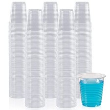 Lilymicky 500 Pack 3 oz Clear Plastic Cups Small Disposable Bathroom Cups 3 O...