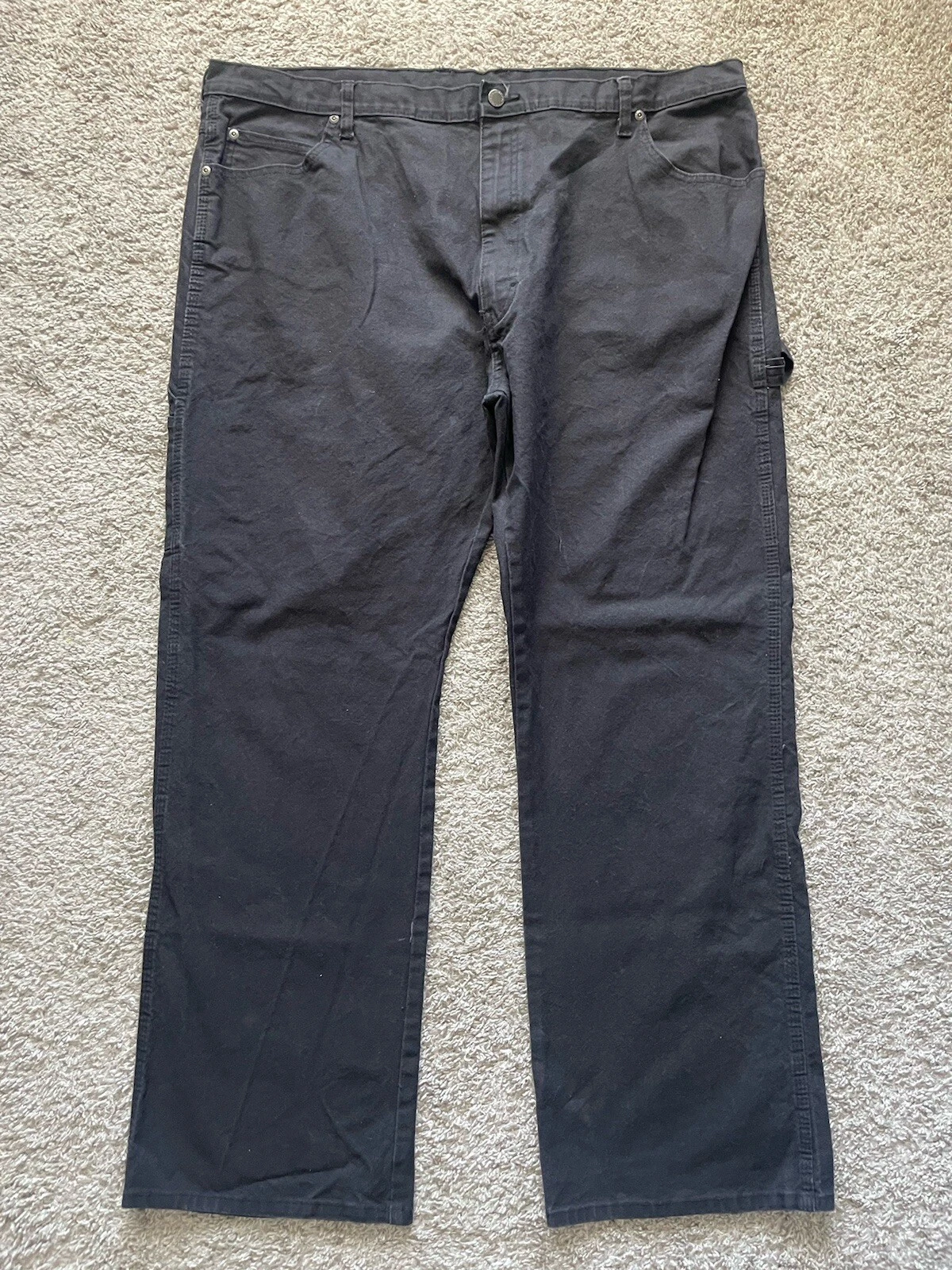 Dickies Black Cargo Pants Jeans Utility Men’s Size 44x32 Relaxed Fit