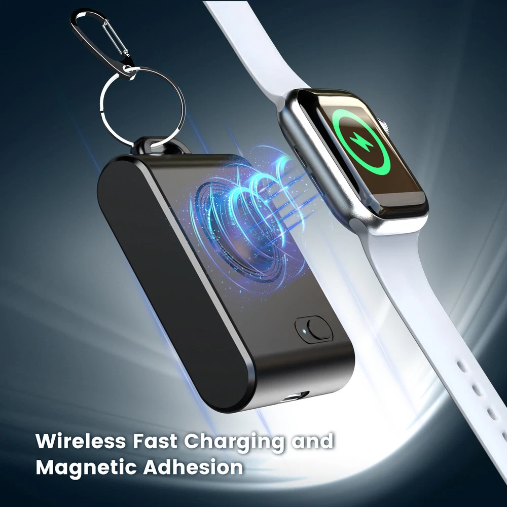 Power Bank for Apple Watch Magnetic Travel Smart iWatch Charger Universal