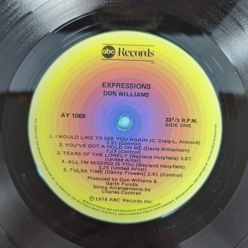 Don Williams – Expressions - LP - 1978 - NM/EX - Aus Press - Gatefold - Country - Picture 7 of 9