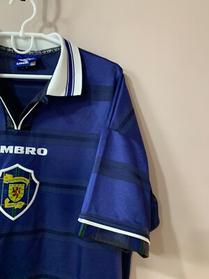 Scotland 1998 Home Football Shirt Umbro Soccer Jersey Vintage Size