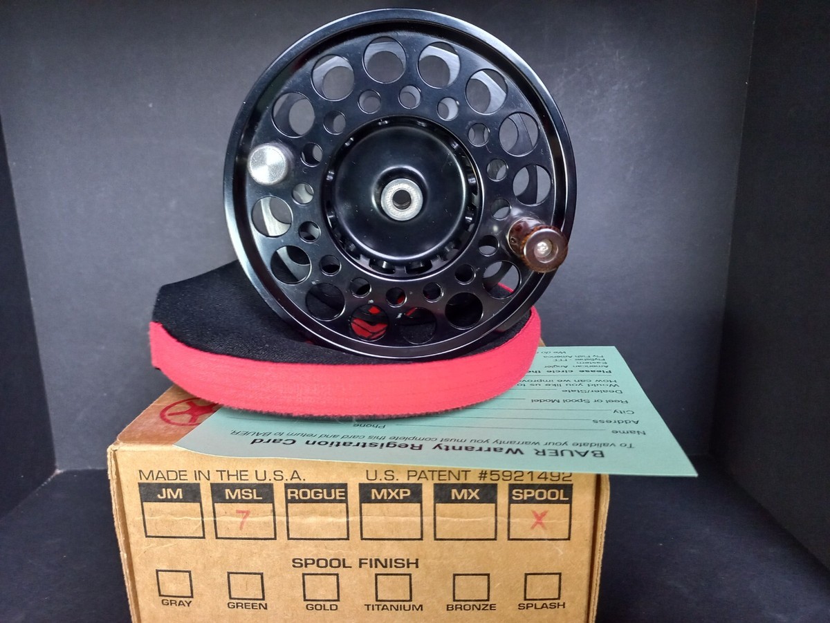 bauer fly reels mackenzie superlite Bauer Mackenzie SuperLite Series M6 & M7 Extra Spool Fly Reels (Box & Pouch  inc)