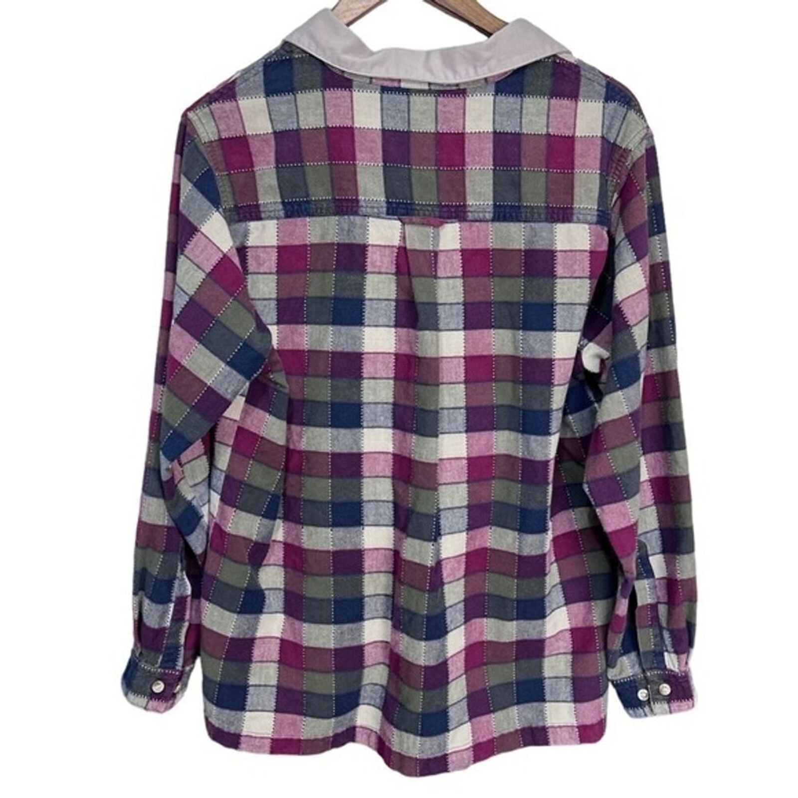 Vintage Patchwork Embroidered Button Down Shirt F… - image 5