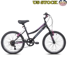 20 Inch Mountain Bike Child Adjustable Seat 6 Speed Front Suspension Steel Frame