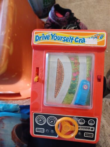 1976 Tomy Drive Yourself Crazy Vintage Driving Toy FOR PARTS OR REPAIR Hong Kong - Picture 1 of 1
