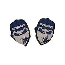 2x Dallas Cowboys Shoe Charms Croc Charms Jibbitz