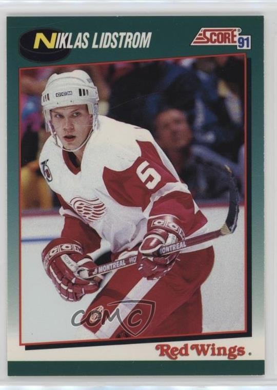 1991-92 Score Rookie and Traded Box Set Nicklas Lidstrom #71T RC HOF 1i5