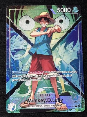 2026 The Time Of Battle Monkey D Luffy Op16-022 Leader Alt Art | eBay