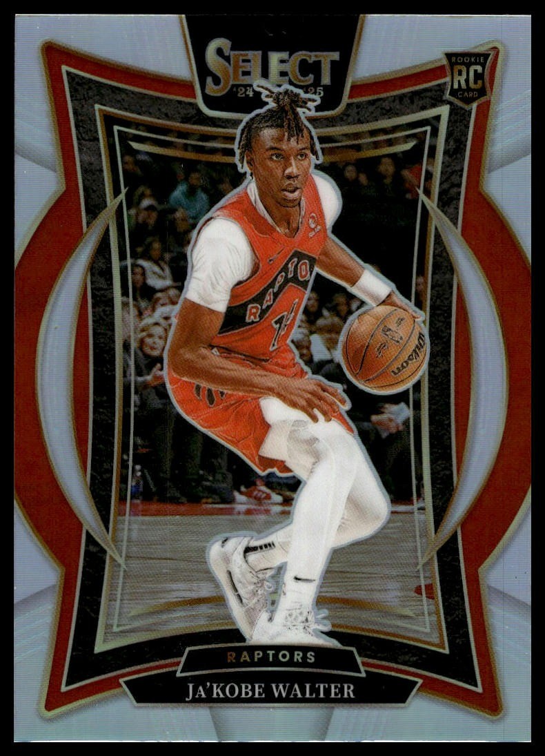 2024-25 Panini Select #96 Ja'Kobe Walter Silver Prizm RC RC