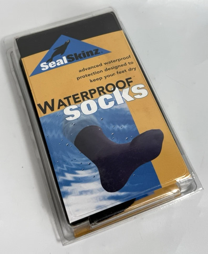SEALSKINZ Waterproof All Weather 11" Socks XL Black