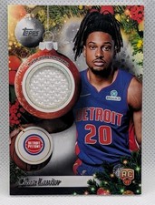 2025 Topps Basketball Holiday - Chaz Lanier #PR-CL (RC) (Mem)