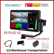 FEELWORLD F6 Plus V2 6 Inch Touch Screen DSLR Camera Field Monitor F970 Battery
