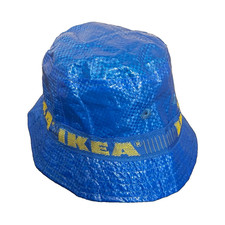 IKEA Reversible Logo Bucket Hat Blue/Yellow U...