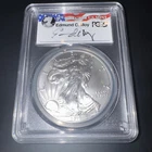 2016 Silver Eagle PCGS MS70 First Strike 30th Anniversary Toned 1 Of 1144
