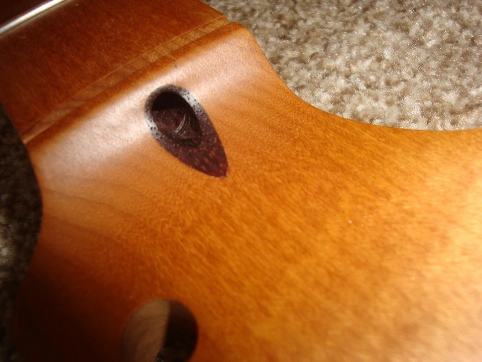 Flamey Roasted Riftsawn Maple Charvel Strat Neck Reverse Righty Musikraft 22F - Image 3 of 4