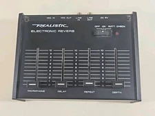 Vintage Realistic 32-1110B Electronic Reverb, Delay, Repeat, Mic & Line In/Out
