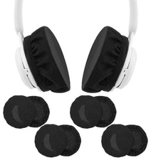 Washable Headphone Covers - 4 Pairs Soft Ear Covers for Gym Gaming