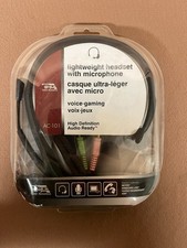 Cyber Acoustic AC-101 - Lightweight Headset with Microphone -New/Factory Sealed