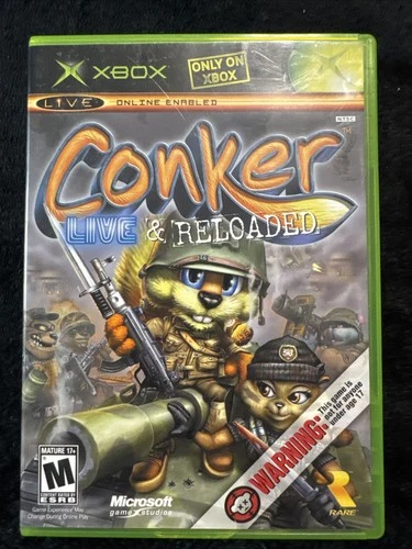 Conker: Live & Reloaded (Xbox, 2005) HTF And Rare CIB