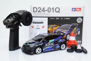 1/24 Toyoda Yaris GR RC Drift Car LED 4WD Gyro Proportional Steering Throttle