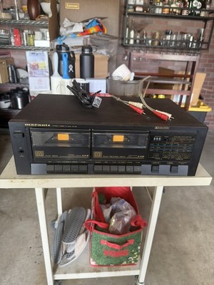 Vintage Marantz Stereo Dual Cassette Deck SD 156 Works Great