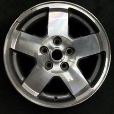 Jeep Machined Grey Commander Oem Wheel 17 2008-2010 Original Rim Alloy 9096b