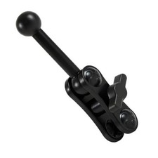 Aluminum 17mm/0.67" Ball Mount Double Socket Arm with 2.75 Inch Ball Adapter