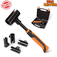 Heavy-Duty Door Hinge Gap Adjustment Tool Kit with Rubber Grip, 4 Sizes