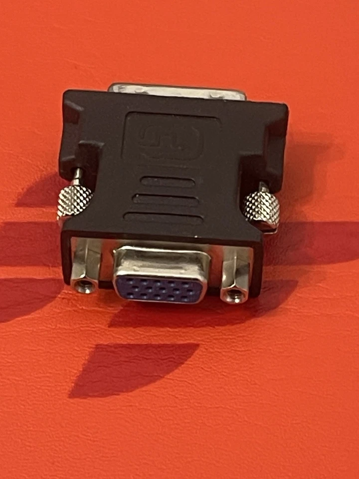  VGA to DVI-D Adapter - DVI 24+1 Male SVGA 15 Pin Female Converter for PC Laptop - Image 3 of 4