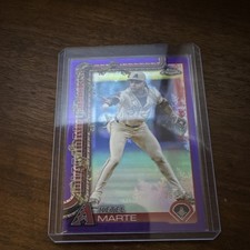 Topps 2025 Holiday Chrome Ketel Marte HC43 Purple 99 Diamondbacks /299 Rare