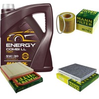 Mann Inspektionspaket 5L Mannol Energy 5W-30 FüR VW Polo 1.2 Skoda Fabia I