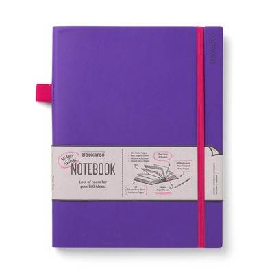 IF Bookaroo Bigger Things Notebook Journal - Purple,Blank Diaries & Journals