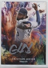 2021 Panini Chronicles Origins Signatures Silver Ink Cristian Javier Auto 2d9