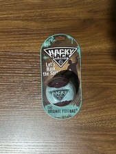 Hacky Sack - The Original Footbag In Blue  Black Viral TikTok Soccer Kick Ball