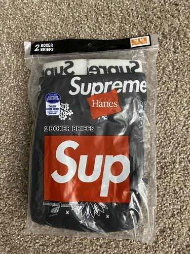 Lot de 2 boxers noirs cachemire Supreme Medium