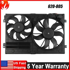 Radiator Condenser Cooling Fan Assembly For 06-10 2012-2015 Volkswagen Passat