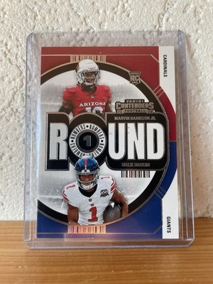 2024 Panini Contenders - Round 1 Malik Nabers, Marvin Harrison Jr. #2 (RC)