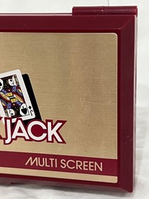 1985 Nintendo Game&Watch BLACK JACK Multi Screen NICE Clean!! working Condition