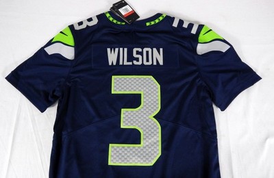 Buy Nike Seattle Seahawks Wilson #3 Authentic Limited Captain