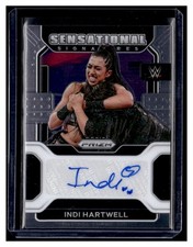 2022 Panini Prizm WWE Sensational Signatures #SSIHW Indi Hartwell Autograph AUTO