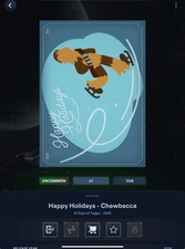 VIDEOGAME Topps Star Wars 26 - 12 DAYS OF TOPPS - CHEWBACCA