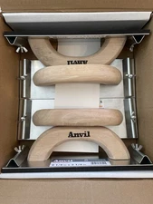 4 PACK DRYWALL Hand Sander 9-1/4" X 3-1/4" Aluminum Base / Wooden Handle ANVIL